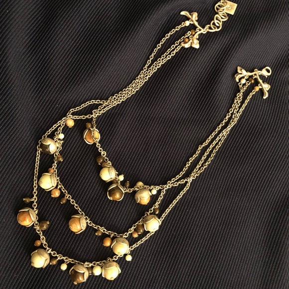 Liz Claiborne Jewelry - 🦉Liz Claiborne Forest Flowers Layered Necklace